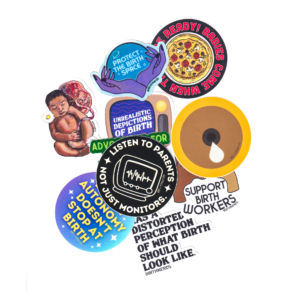 Birth Nerd Sticker Pack