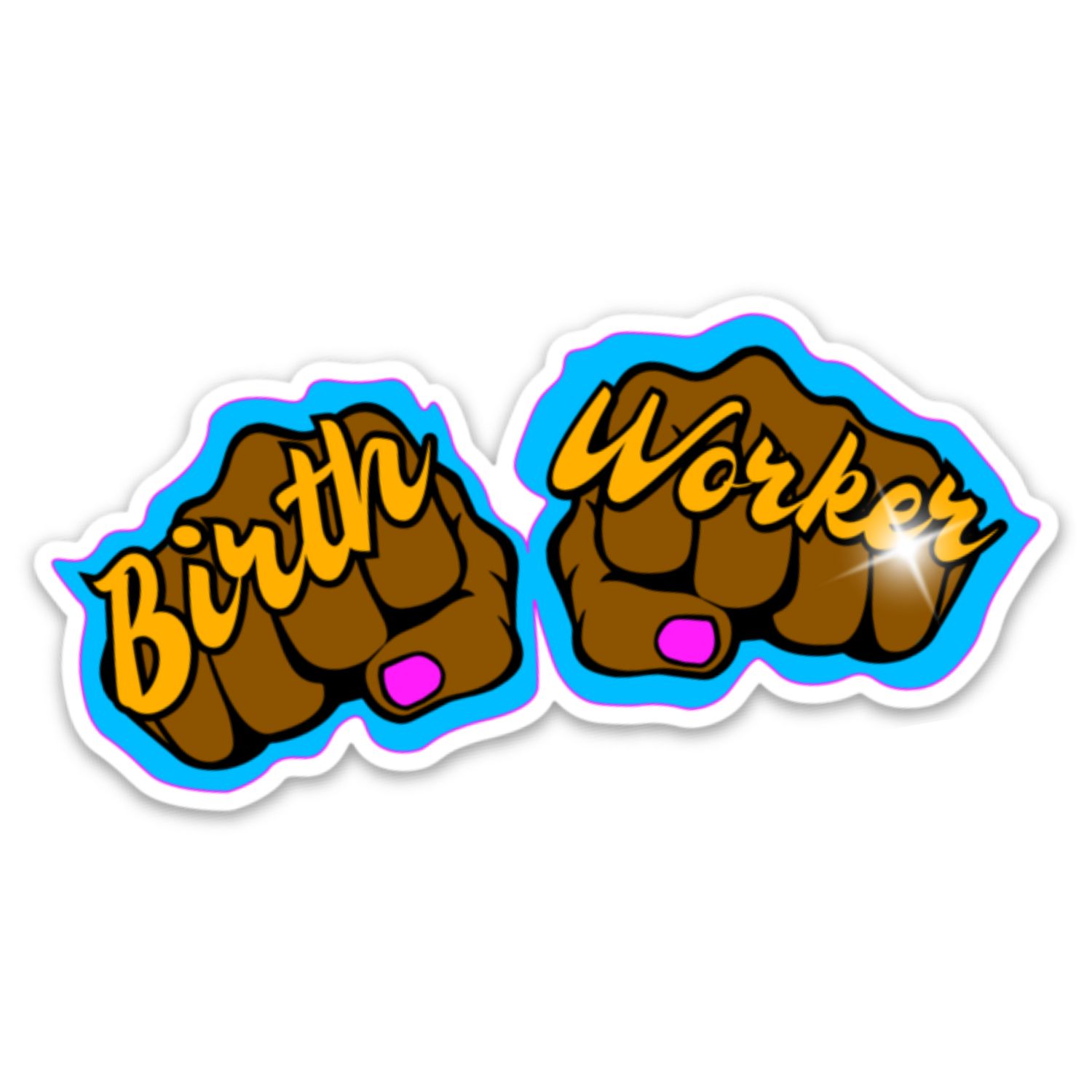 Birth Worker Ring Sticker