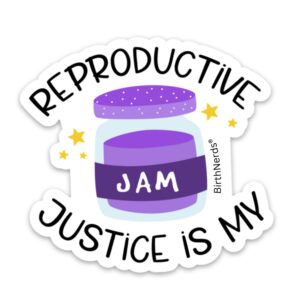Reproductive Justice Jam Sticker