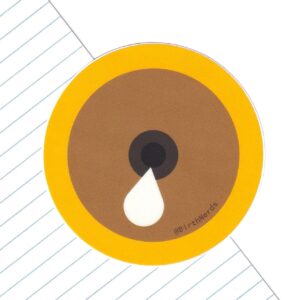Yellow Lactation Sticker