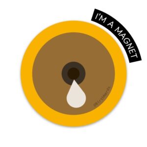 Yellow Lactation Magnet