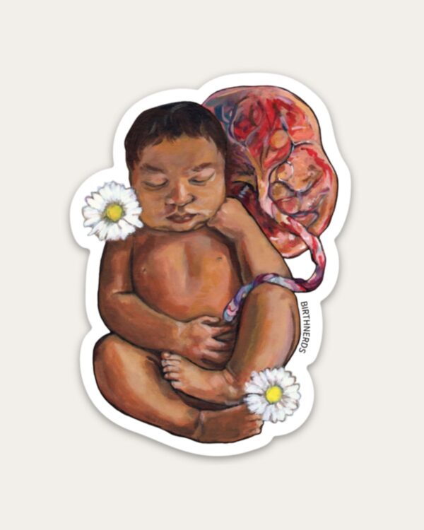 Daisy Baby with Placenta Sticker