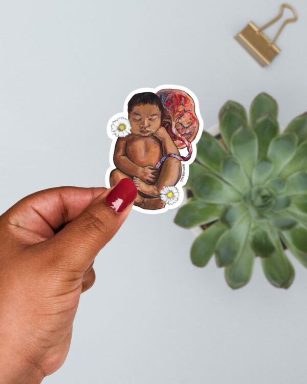 Daisy Baby with Placenta Sticker - Image 2