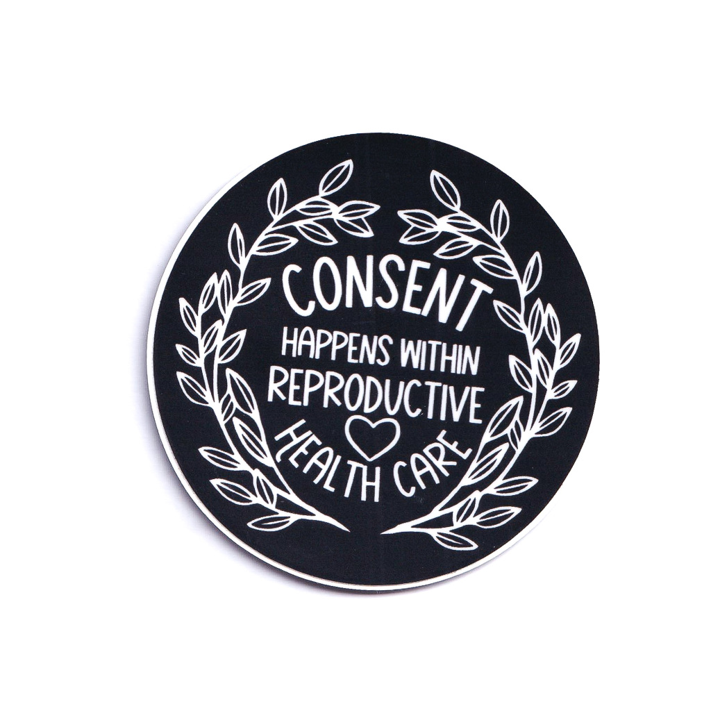 Consent Happens Sticker
