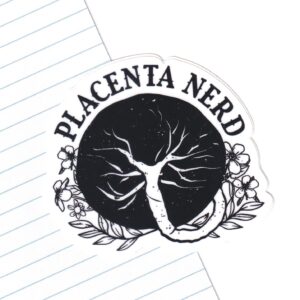 Placenta Nerd Sticker