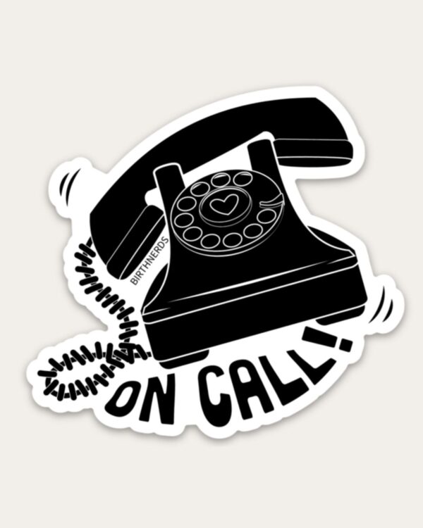 On Call Sticker