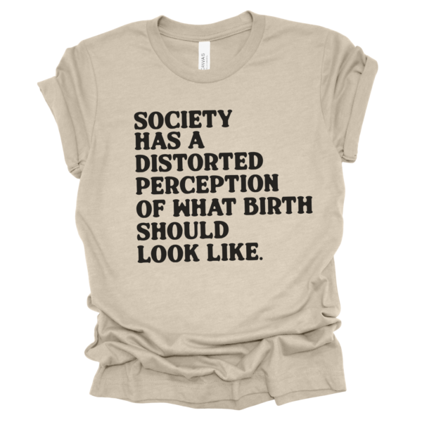 Society has a Distorted Perception of What Birth Should Look Like Shirt