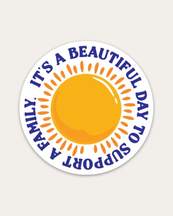 It's a Beautiful Day Sticker