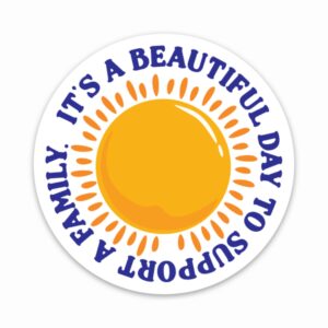 It's a Beautiful Day Sticker