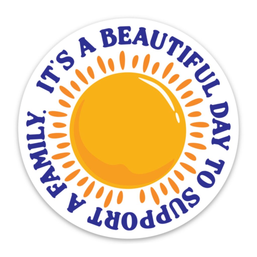 It's a Beautiful Day Sticker