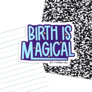 Birth is Magical Sticker
