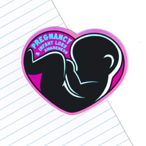 Pregnancy & Infant Loss Awareness Holographic Sticker