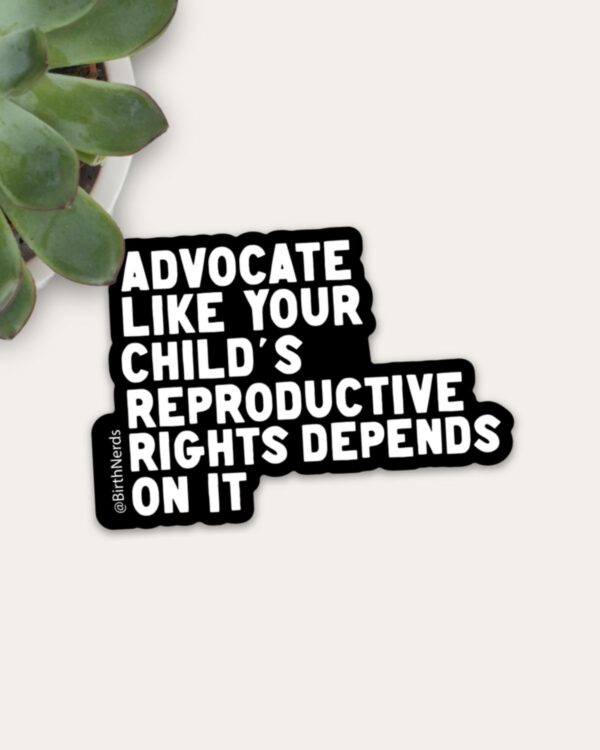 Advocate Like Your Child's Rights... Sticker - Image 3