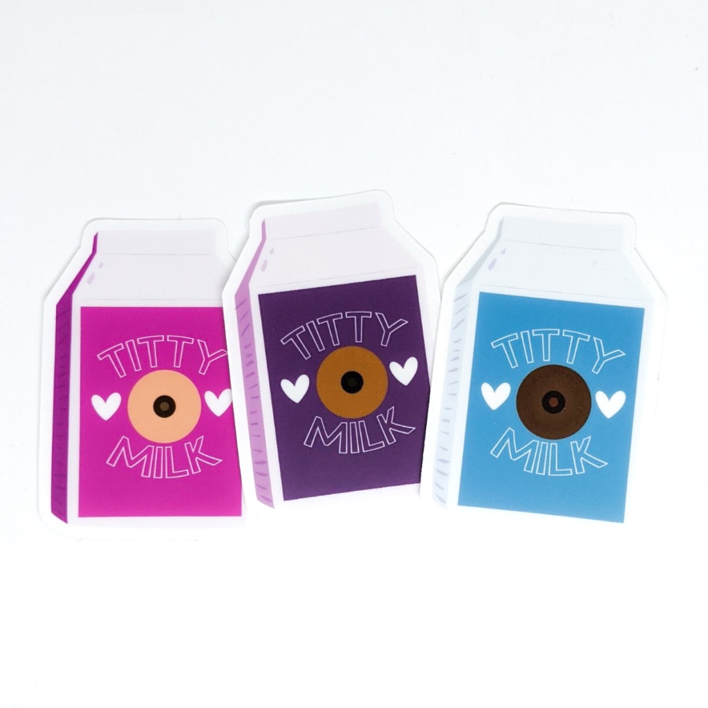 Titty Milk Sticker Pack