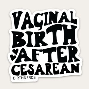 Vaginal Birth After Cesarean Sticker