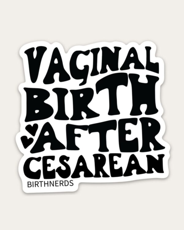 Vaginal Birth After Cesarean Sticker