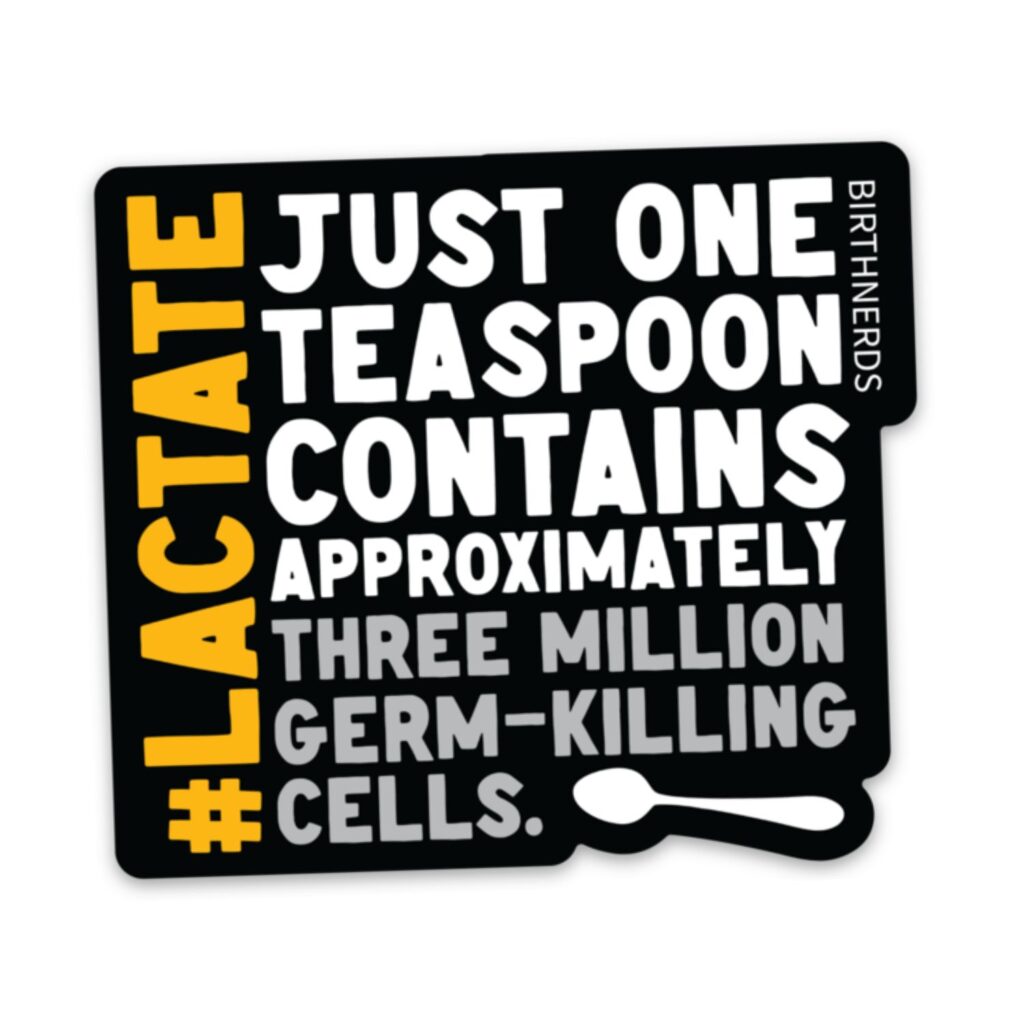 Just One Teaspoon Lactation Sticker