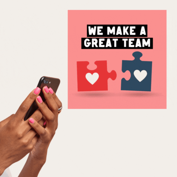 We Make a Great Team Gift E-Card - Image 2