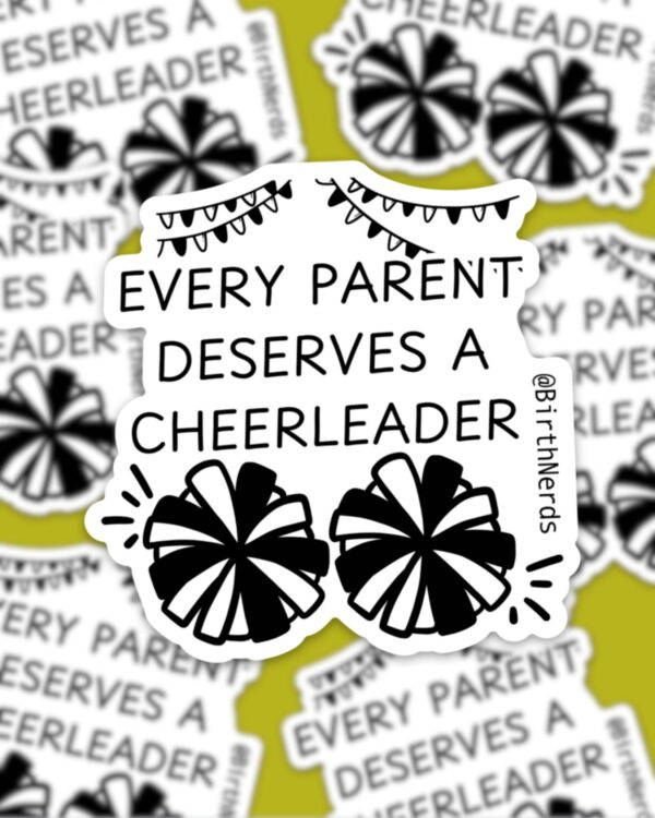 Every Parent Deserves a Cheerleader Sticker - Image 2