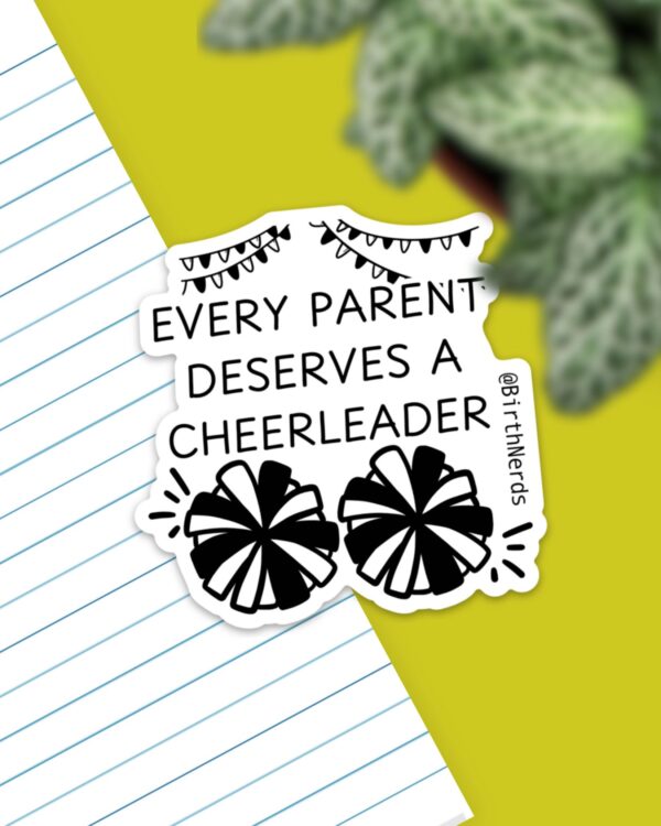 Every Parent Deserves a Cheerleader Sticker - Image 3