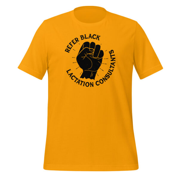 Refer Black Lactation Consultants Shirt - Image 4