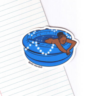 Calm Birth Tub Sticker