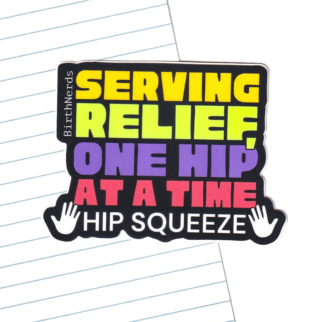 Serving Relief, One Hip at a Time Sticker