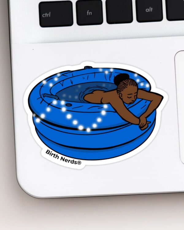 Calm Birth Tub Sticker - Image 4