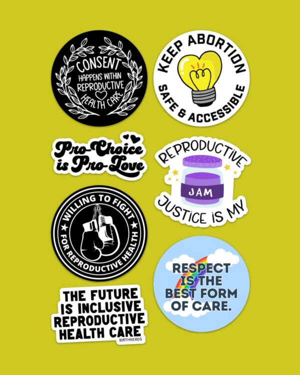 Consent, Care & Courage Sticker Pack