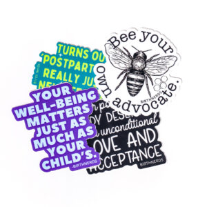 Loving Your Postpartum Self Sticker Pack