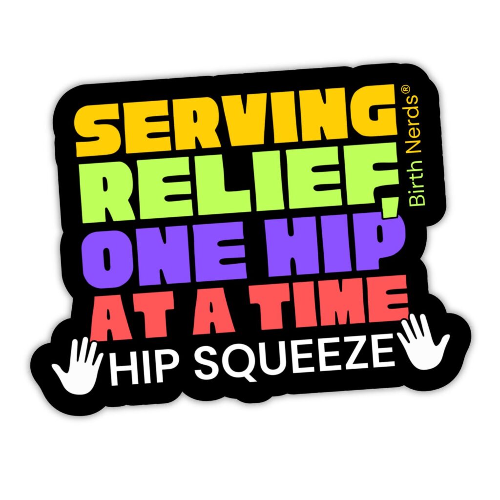 Serving Relief, One Hip at a Time Sticker