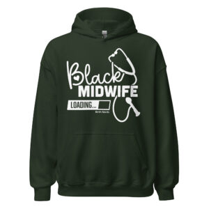 Black Midwife Loading Hoodie