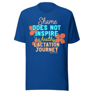 Shame Does Not Inspire a Healthy Lactation Journey Shirt