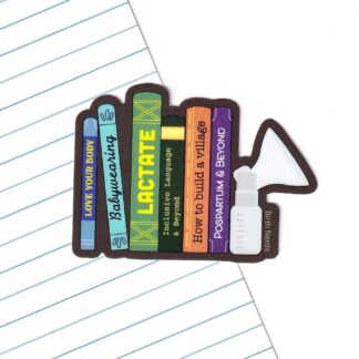 Breast Pump with Books Sticker
