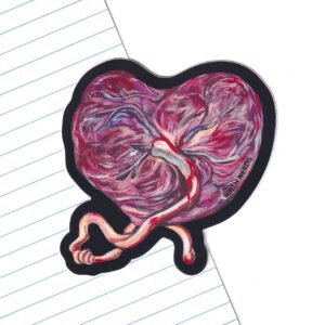 Placenta Heart Sticker