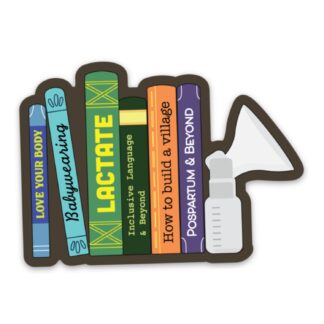 Breast Pump with Books Sticker