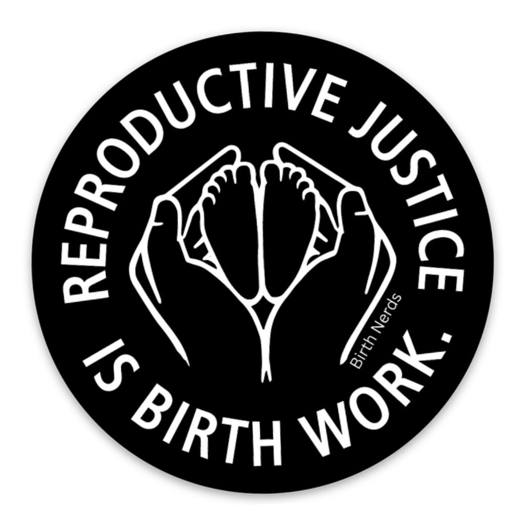 Reproductive Justice is Birth Work Sticker