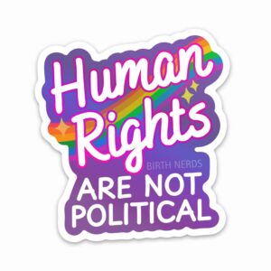 Human Rights are not Political Sticker