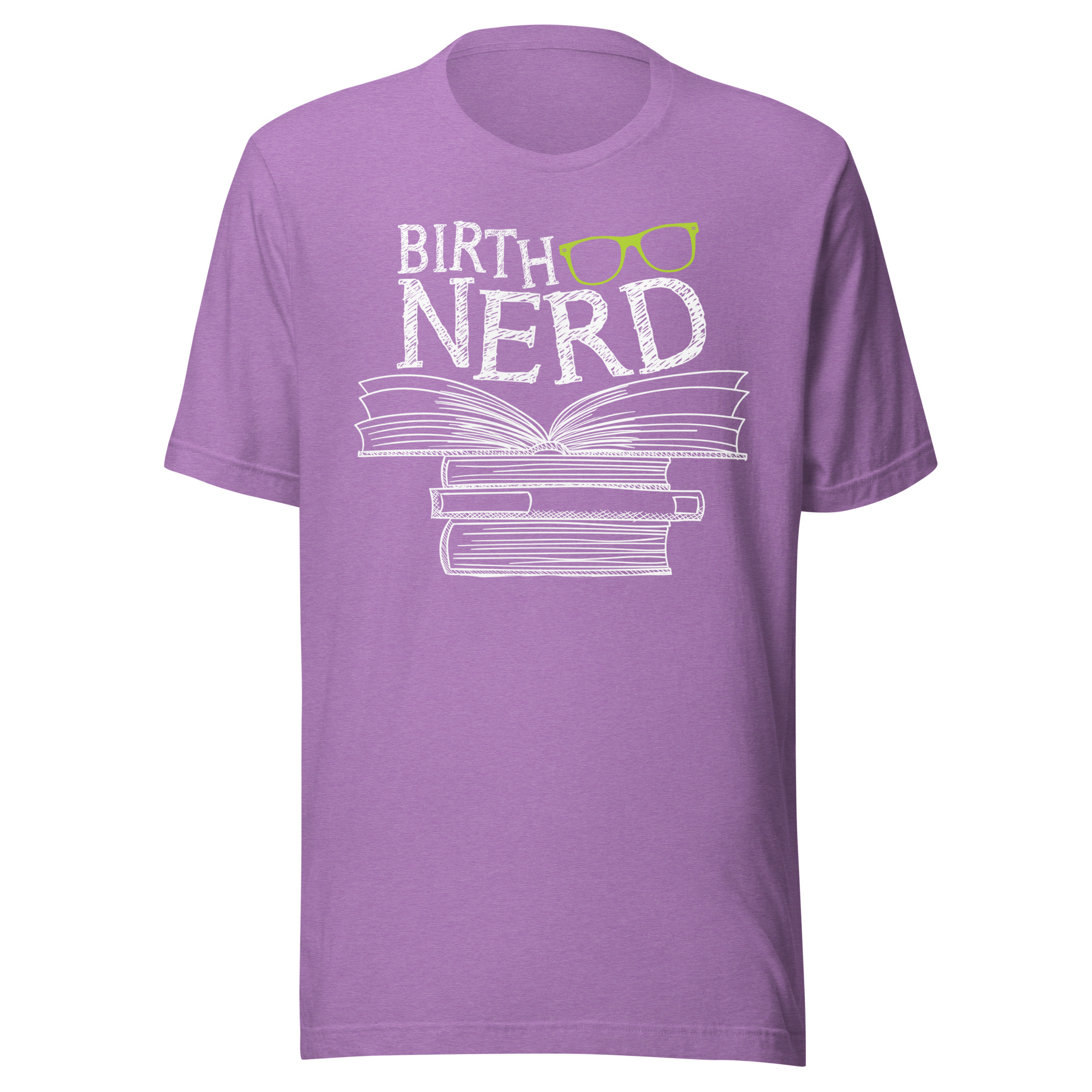 Birth Nerd Green T-Shirt - Image 3