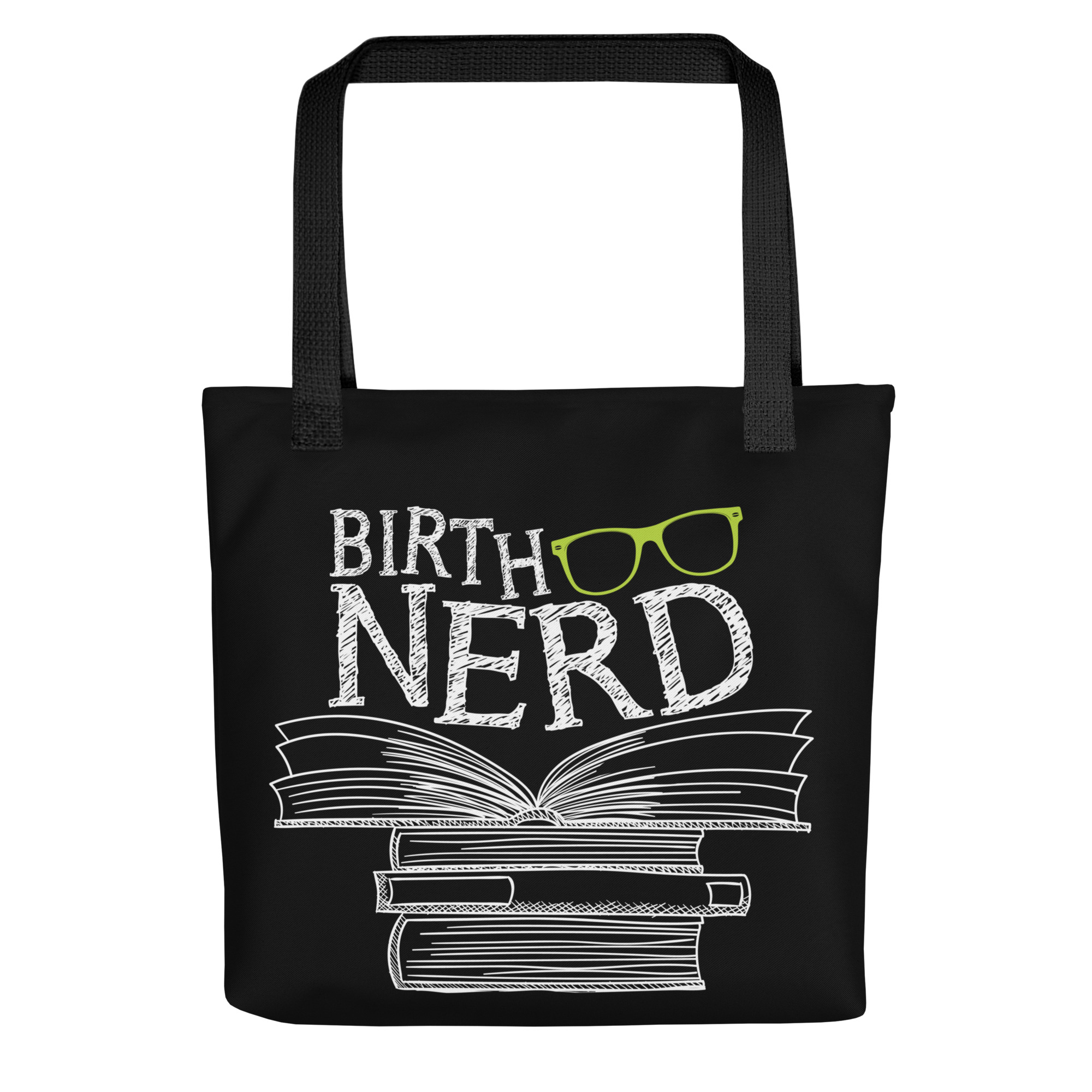 Birth Nerd Green Tote Bag