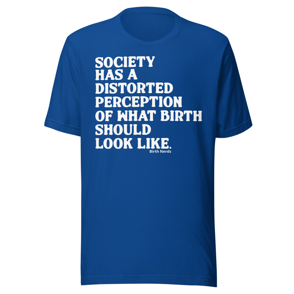 Society Has a Distorted Perception of What Birth Should Look Like T-Shirt